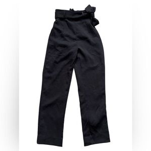 Kookai Black Tie-Waist Trousers